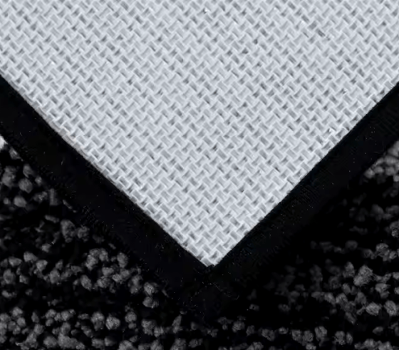 Килимок для ванної та душу м'який нековзний, сірий колір зі смужками Кам'янець-Подільський