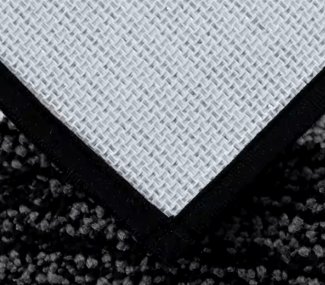 Коврик для ванной и душа мягкий нескользящий, серый цвет с полосками Каменец-Подольский - изображение 4