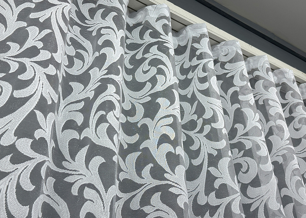 Тюль VR-Textil 1147т Жакард Білий 300х270 см (40-913) Київ - фото 7