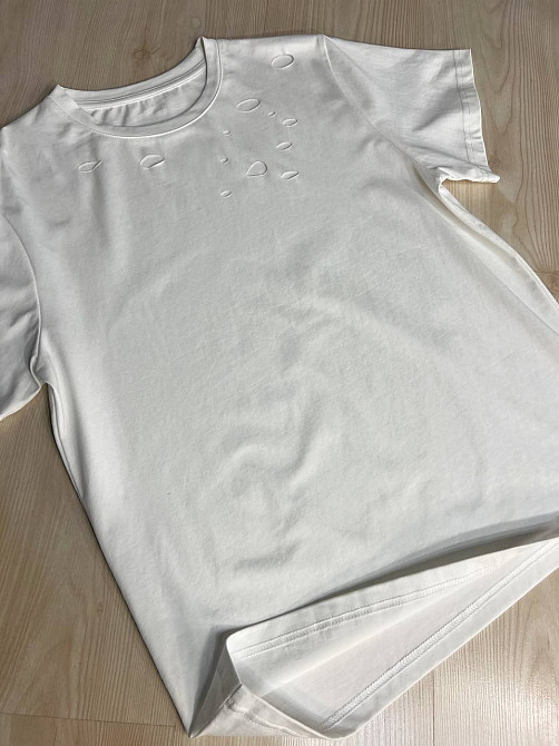 Футболка женская A-N 2528 с порезами one size, белый, one size Киев - изображение 12