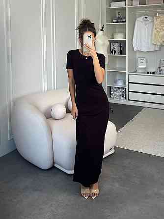 Жіноча базова облягаюча максі сукня у стилі скімс турецька натуральна віскоза Одеса