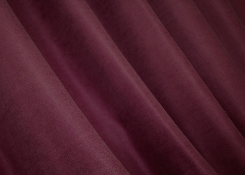 Шторная ткань нубук однотонный, Турция, цвет бордовый 1518ш Киев - изображение 1