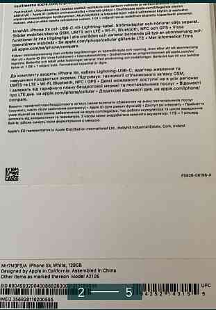 Айфон: iPhone XR 128Gb. Белый. Киев
