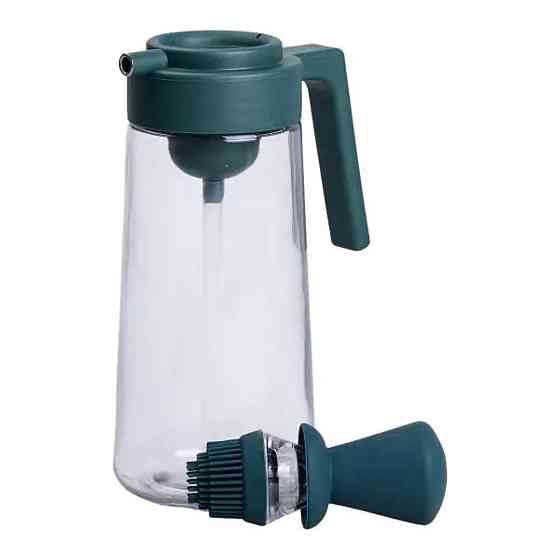 Скляна пляшка для олії з дозатором 550 мл Київ