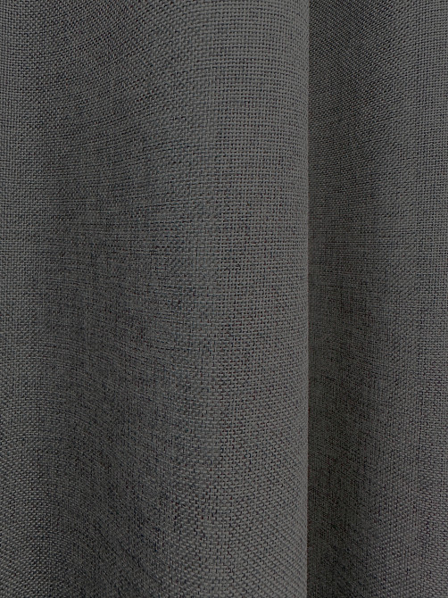 Комплект готовых штор VR-Textil Лен Лен Лен Мешковина № 1140ш Графитовый 100х280 см 2 шт (31-0121) Киев - изображение 16