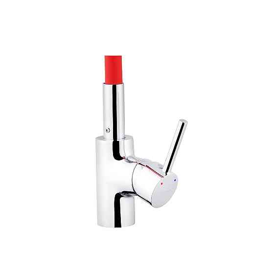 Смеситель для кухни с гибким изливом Kroner KRP Küche - C031RED красный Киев