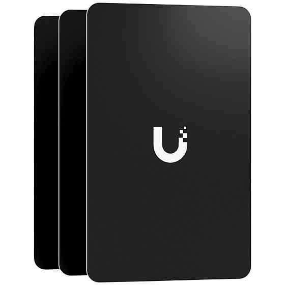 Картка доступу NFC Ubiquiti Access Card black 10 шт (UA-Card-B-10) ( 29255 ) Харків