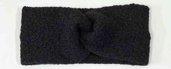 Пов'язка тепла букле чорна Київ