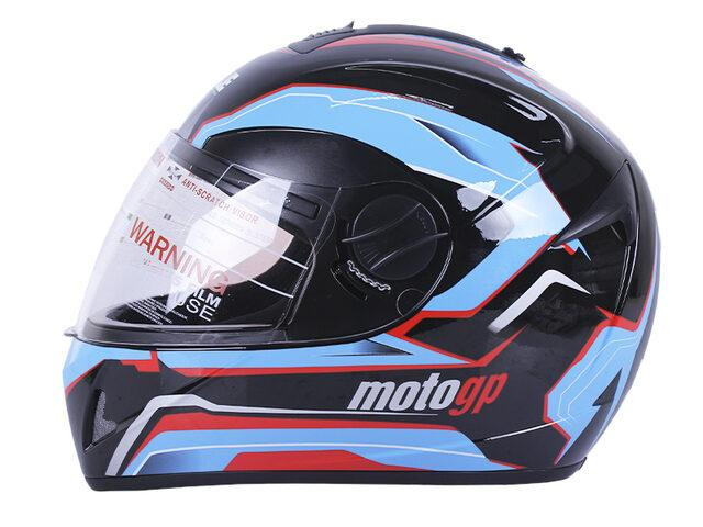 Мотошлем интеграл MD-800 (черно-голубой, size M) Мукачево - изображение 3