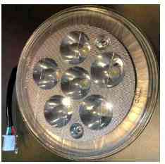 Фара LED(вставка у фару) ІЖ, МТ кругла 6 діод VDK Київ