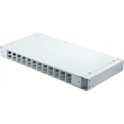 Патч-панель оптична 1U, SC, сплайс касети S400-A Crosver (FOB 19/1-400A/24-1-24-SC) Вінниця - фото 1