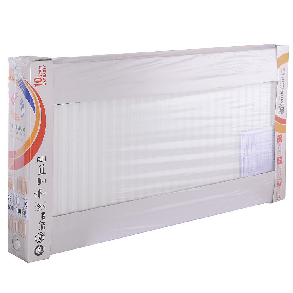 Радіатор сталевий 22/500x500 бок OPTIMUM Тернополь - изображение 4