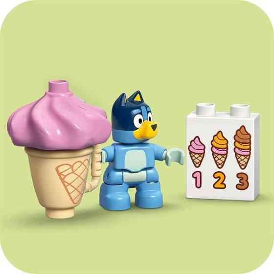 Конструктор LEGO DUPLO Bluey Подорож із морозивом із Блуї 22 деталі (10458) Харків