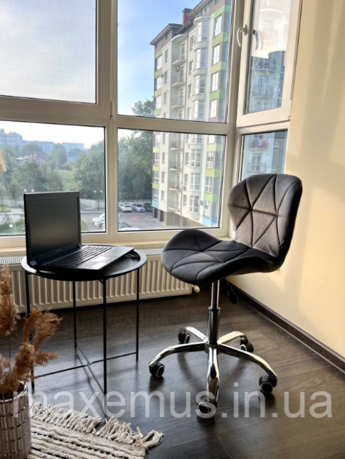 Офисное кресло операторское для персонала Bonro B 5 3 1 кресло на колесах для офиса компьютерное велюр серый Мостиска - изображение 15