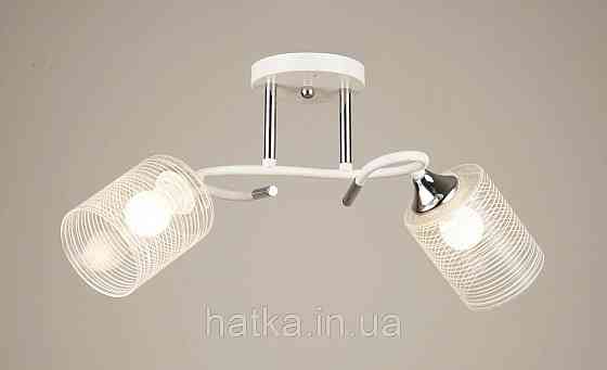 Люстра стельова Sirius B N4523/2 WT+CH на 2 плафони Київ