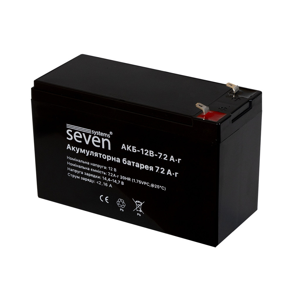 Аккумуляторная батарея SEVEN 12В/7,2Ач Киев - изображение 3