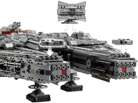 Конструктор Star Wars Сокол тысячелетия, 7541 деталей совместимый с lego лего Киев