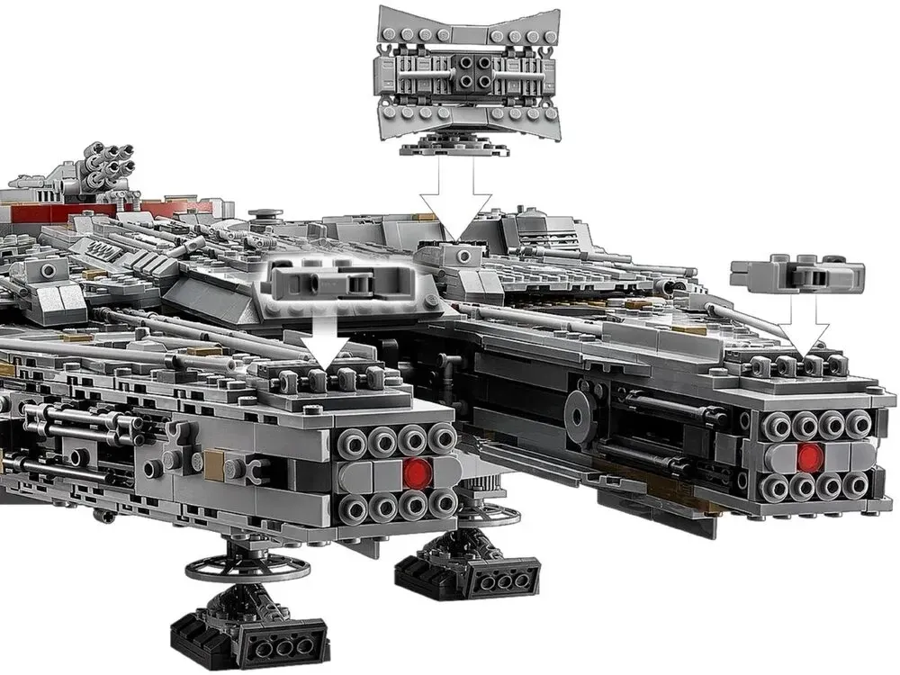 Конструктор Star Wars Сокол тысячелетия, 7541 деталей совместимый с lego лего Киев - изображение 6