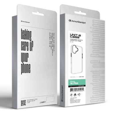 Чохол до мобільного телефона Armorstandart UNIT2 Apple iPhone 16 Plus Matte Clear (ARM79288) Вінниця - фото 2
