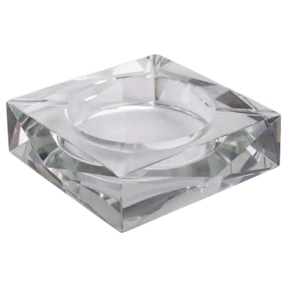 Квадратная стеклянная пепельница для сигарет 13 см Киев - изображение 4