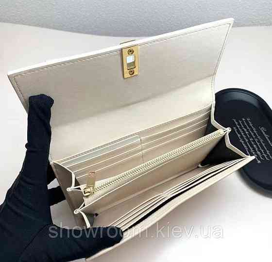 Брендовый женский кошелек (924) beige Киев