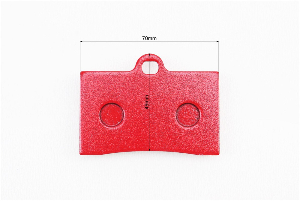 Гальмівні колодки (дискові) Yamaha SZR 660/TZR 125RR/TZR 125R; HUSQVARNA-SM 400R; HONDA-CBR 900; KTM-Sting 125; PGO-G Max 125; к-кт червоні Киев - изображение 2