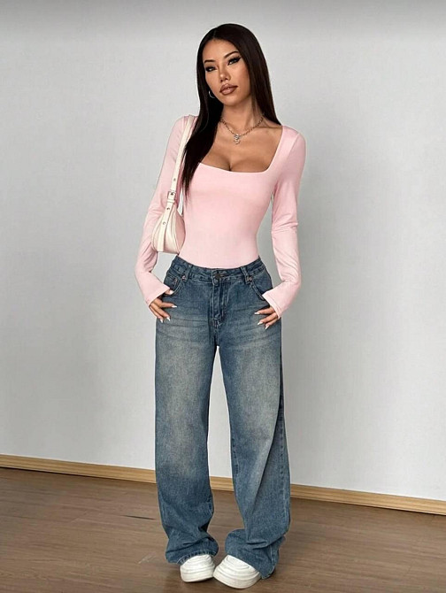 Женский базовый боди с квадратным вырезом микродайвинг Одесса - изображение 3