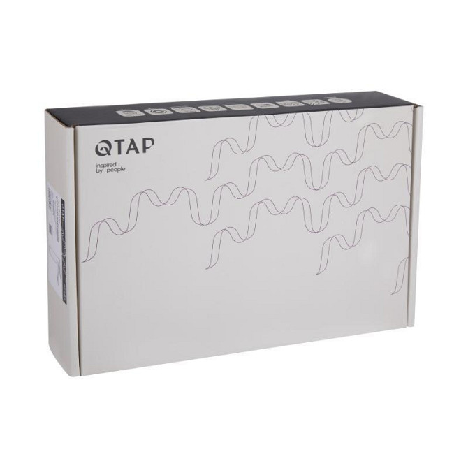 Змішувач для раковини Qtap Presto QTPRE269GRP45582 (k35), одноважільний, високий, Graphite Харків - фото 5