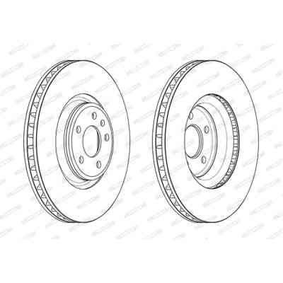 Гальмівний диск FERODO DDF2598C-1 Вінниця