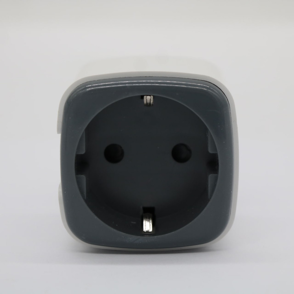 Розумна розетка WiFi з лічильником електроенергії 20А, Tuya Smart 4400Вт, Сіра / Розетка для моніторингу енергії Київ - фото 7