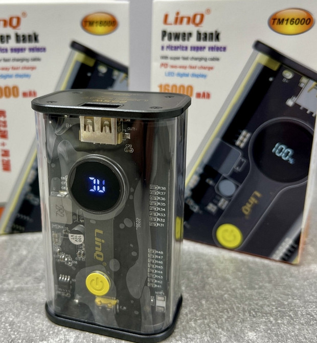 Павербанк power bank 16000мАч 22,5w. Киев - изображение 6