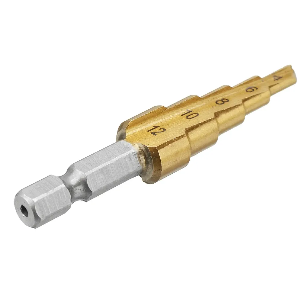 Ступеневе сверло для отворів у металі 4-12мм Київ - фото 4