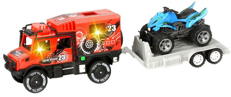 Игрушка CARS S Гоночный внедорожник с прицепом и пляжным мотоциклем в ассортименте (CJ-4512173) (7120461) Киев - изображение 2