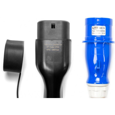 Зарядний пристрій для електромобіля HiSmart Type 2-CEE, 6-32A, 7.2кВт, 1 фазний, 5м (EV200047) Вінниця - фото 2