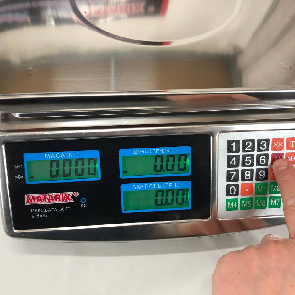 Ваги торговельні до 50 кг е 50кг на стіл, Ваги торговельні для бізнесу Ваги торгові для WD-41 Львів - фото 11