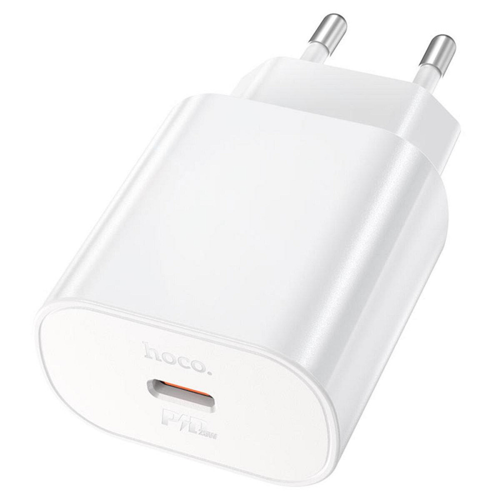 Мережевий зарядний пристрій HOCO N22 Jetta PD25W charger White 6931474760067 Одеса - фото 2