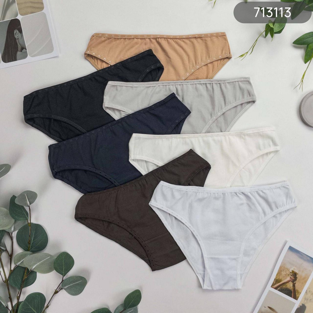 Набор хлопковые трусы трусики слипы женские Nicoletta Турция недельки   M, L, Хл.2хл  | 7 шт. Киев - изображение 6