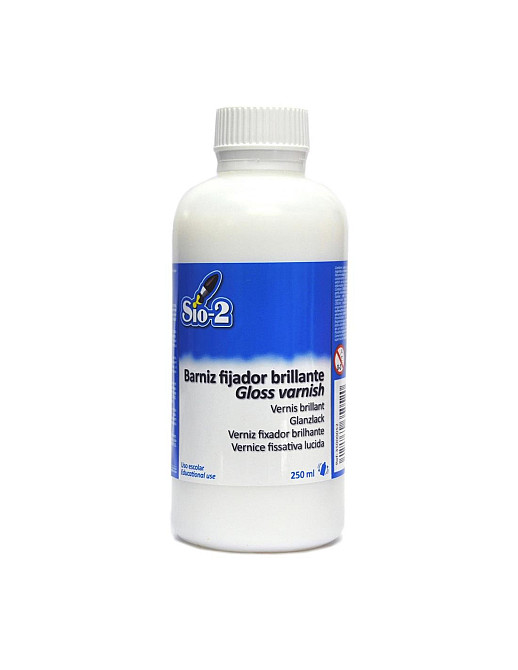 Лак акриловий глянцевий на водяній основі Sio-2 в пляшці 250мл Киев - изображение 1