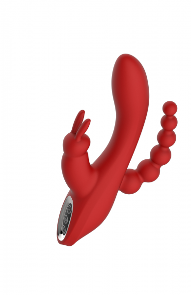Вібромасажер потрійний Dream toys RED REVOLUTION HERA Sex Aura Київ - фото 4