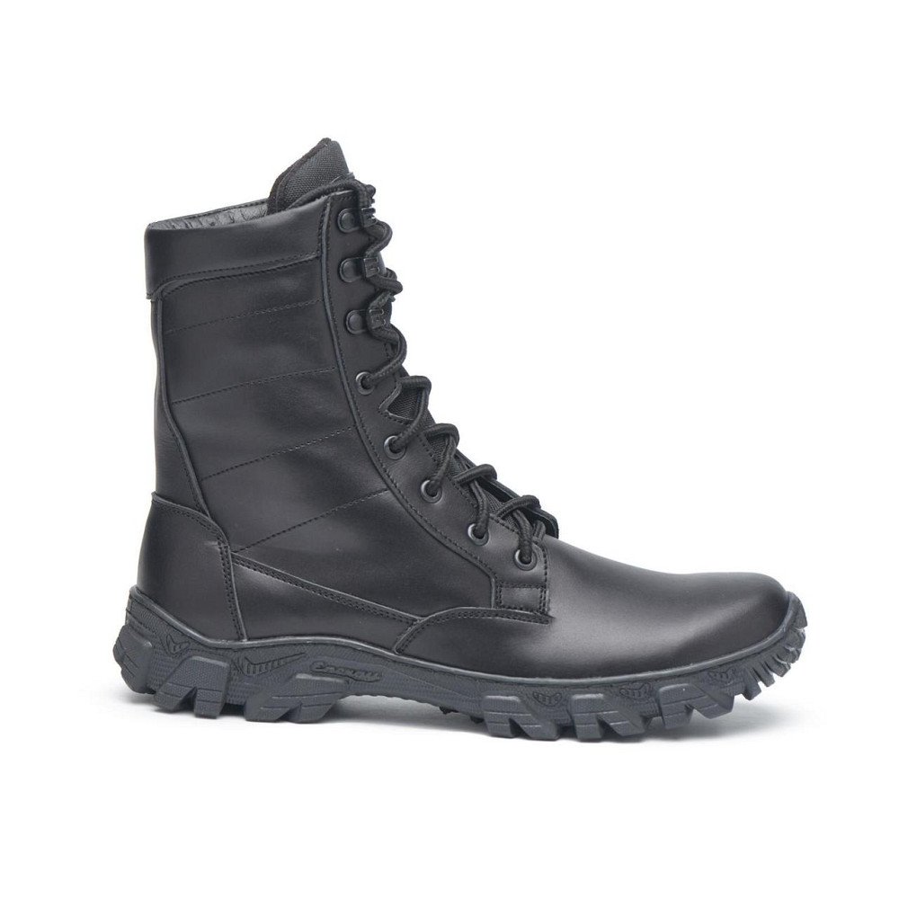 Тактичні берці чорного кольору, шкіряні, прошиті 41 (27), Черный Харків - фото 3