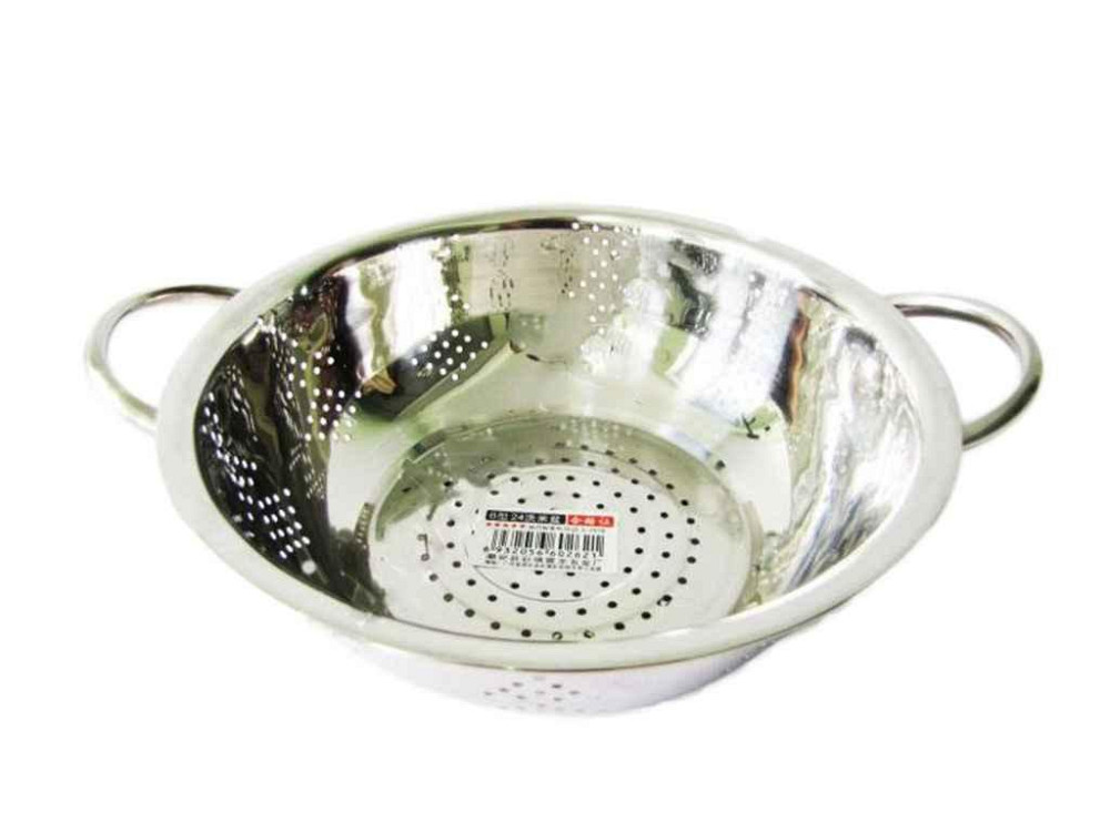 Друшляк нержавіюча сталь 24см VT6-18044 17426 ТМ VITOL   Solmir Київ - фото 1
