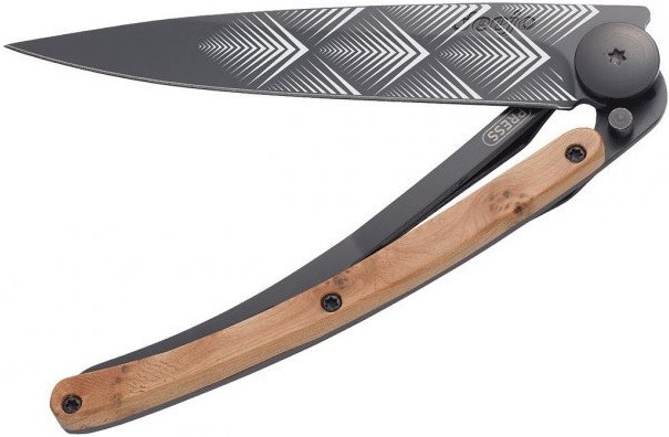 Універсальний Складаний Ніж з лазерним гравіюванням Ар-деко Deejo "37 грам" (1GB000105) Нержавіюча сталь Нововолинськ - фото 5