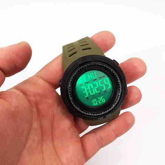 Цифровые часы для активного образа жизни, Военные часы с секундомером армейские оригинал WM-78 Львов