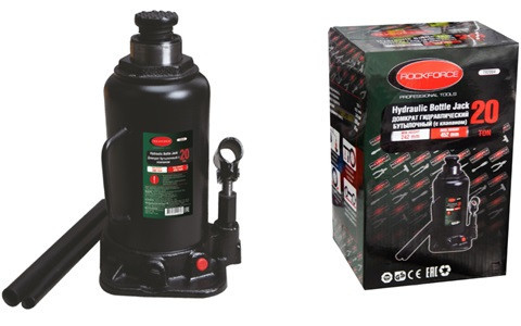 Домкрат пляшковий 20т (h min 242мм, h max 452мм, хід штоку 150мм) з клапаном (ремкомплект) Одеса - фото 1
