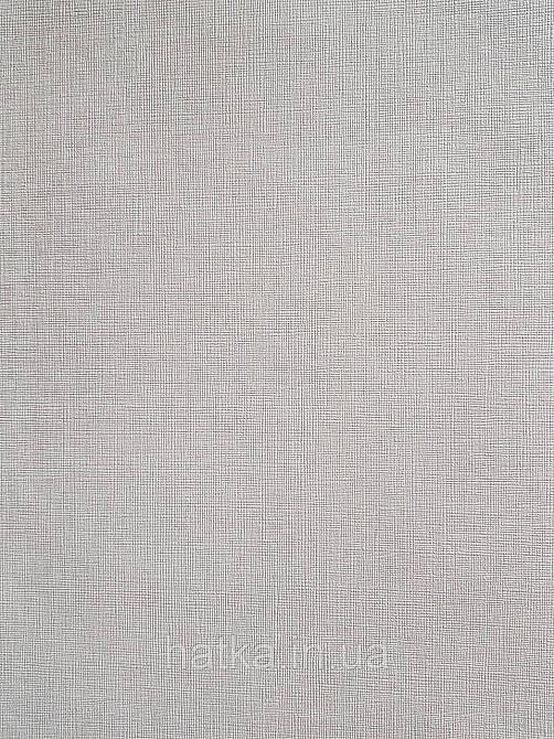 Обои  виниловые на флизелине Sintra Structure однотонные под ткань полоски сеточкой светло серые с глянцем 460412 Киев - изображение 1