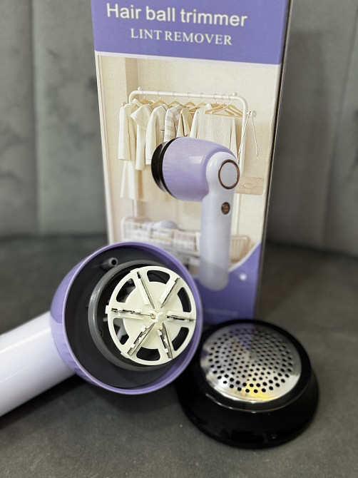 Машинка от катышков аккумуляторная YX-156B (Фиолетовая) Черновцы - изображение 3