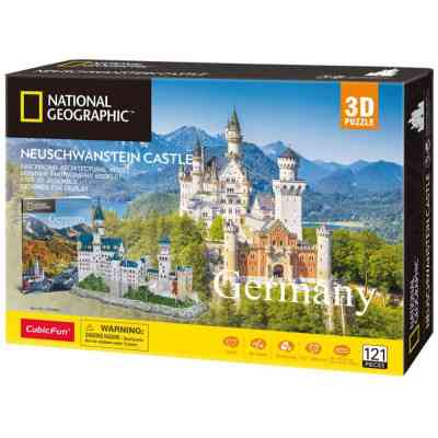 Пазл Cubic Fun Тривимірна головоломка-конструктор National Geographic Замок Нойшванштайн (DS0990h) Вінниця