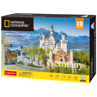 Пазл Cubic Fun Тривимірна головоломка-конструктор National Geographic Замок Нойшванштайн (DS0990h) Вінниця - фото 1
