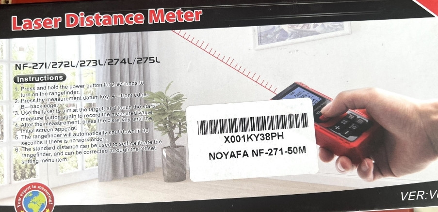 Лазерная рулетка Noyafa 50 м NF-271-50 Харьков - изображение 4