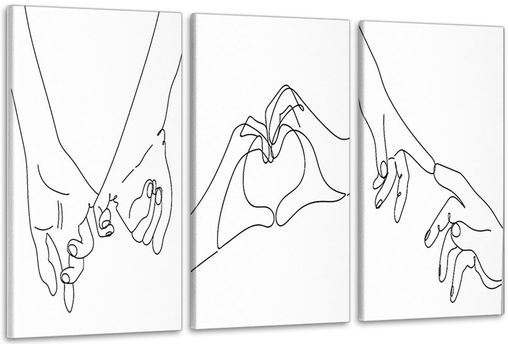 Модульная картина в гостиную / спальню   Закохані    ART-198_3A 100х150 см Киев - изображение 1